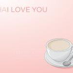 Chai Love You - Blush Pink Illustration - 8 X 10..