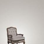 Brown Vintage Chair - Illustrated Print - 5 X 7..