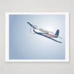 Child's Airplane - Red White And Blue..